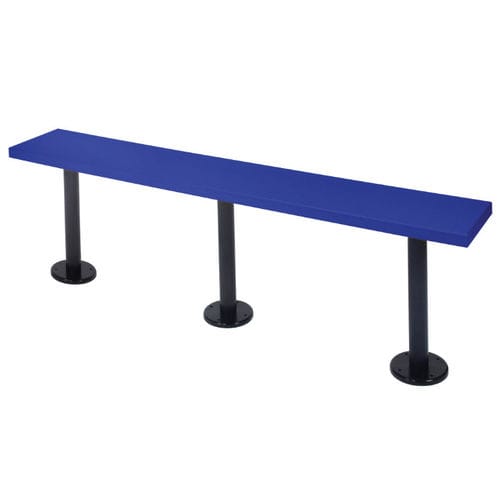 Banc de vestiaire contemporain - PEDESTAL - Bradley - en polyéthylène / professionnel