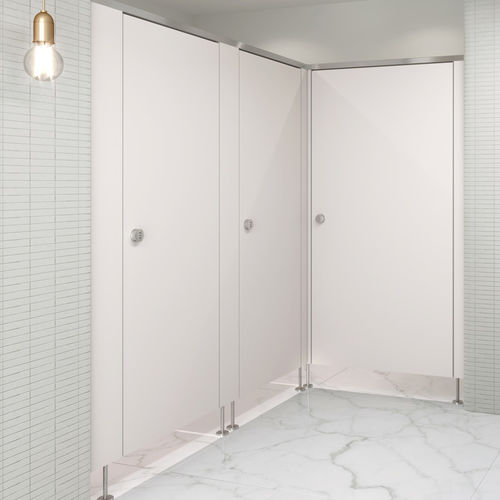 Cabine sanitaire stratifiée - EURO STYLE - Bradley - en aluminium / pour WC / pour intérieur