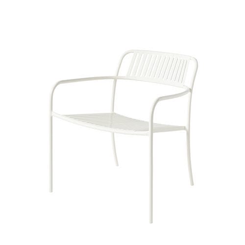 Fauteuil design - Lames Patio - TOLIX - en acier / empilable / blanc