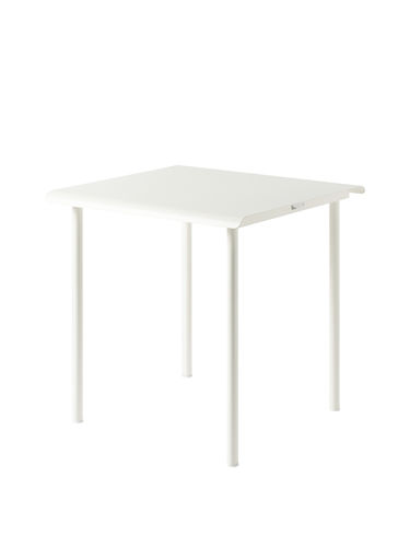 Table design - PATIO CAFE - TOLIX - en acier inoxydable / avec piètement en acier inoxydable / rectangulaire