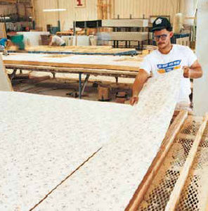 Plaque de plâtre acoustique - GOLD BOND® DURABASE® - National Gypsum - pour protection incendie