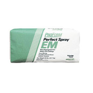 Enduit d'intérieur - PROFORM® PERFECT SPRAY® EM TEXTURE - National Gypsum - pour plafond / en plâtre / texturé