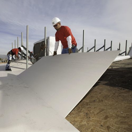 Isolant thermique - ISOGARD™ HD - Holcim Elevate - en polyisocyanurate PIR / en fibre de verre / en panneaux rigides