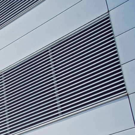 Grille de ventilation en métal - C/S LOUVERS - Centria Architectural Systems - linéaire / d'extérieur / pour façade