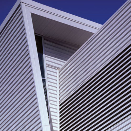 Grille de ventilation en aluminium - SERIES LOUVERS - Centria Architectural Systems - rectangulaire / linéaire / d'extérieur