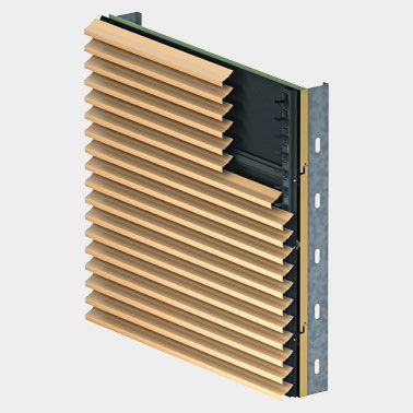 Bardage en lames - LOUVERS - Centria Architectural Systems - en métal / peint