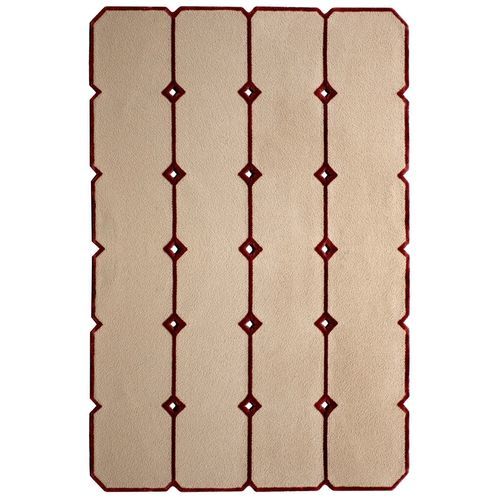 Tapis design original - Cut Out - indikon srl - à motif géométrique / en laine de Nouvelle Zélande / en tencel®