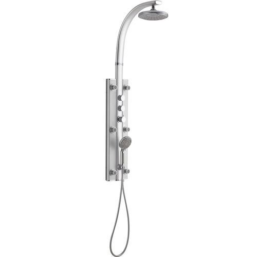 Colonne de douche thermostatique - SHCM-25780 - DreamLine - en aluminium / finition chrome / murale