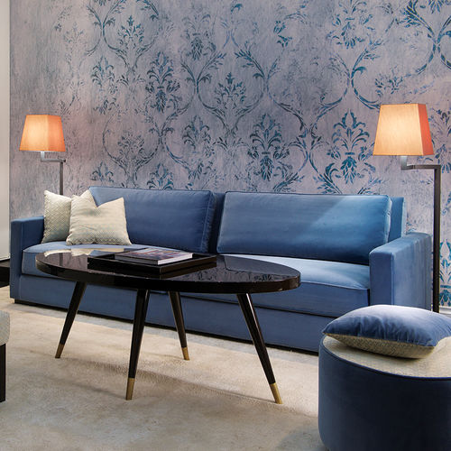 Canapé contemporain - ANDRE - DOM edizioni - en tissu / marron / bleu