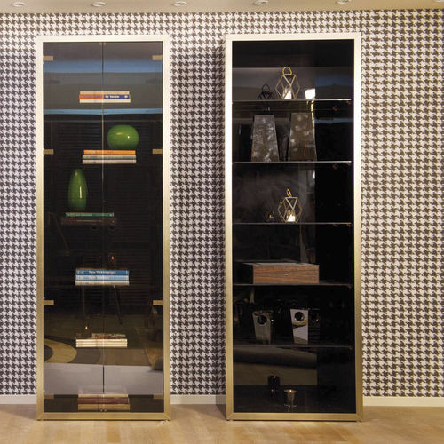 Bibliothèque contemporaine - JULIETTE - DOM edizioni - en verre / en métal / blanche