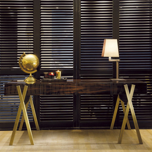 Bureau contemporain - MATTHIEU - DOM edizioni - en ébène / en métal