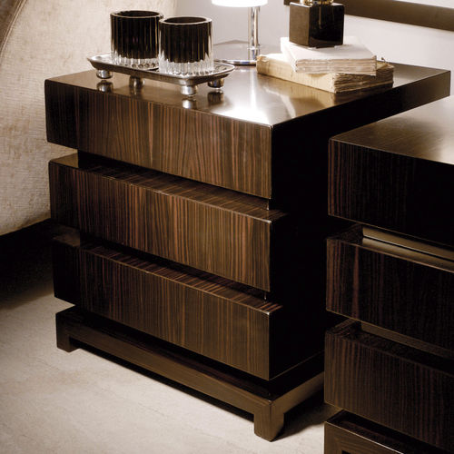 Table d'appoint contemporaine - MAKAO 3 - DOM edizioni - en bois / avec piètement en bois / carrée