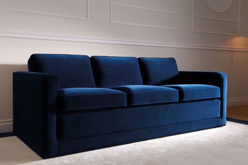 Canapé modulable - CHARLES - DOM edizioni - contemporain / en tissu / bleu