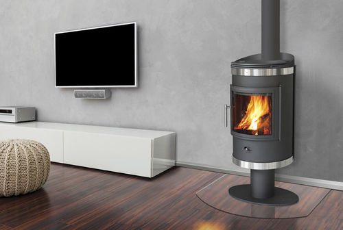 Poêle à bois - MODULIA - ATELIERS FRANCE TURBO - 6 kW / 8 kW / contemporain