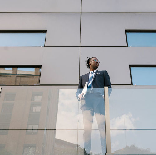 Profilé en acier inox - MT-200 L - COMENZA - en verre / de section rectangulaire / pour garde-corps
