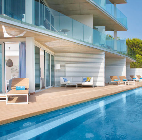 Système de fixation en aluminium - GLASSFIT FLOW SV-1602 - COMENZA - pour garde-corps / pour façade / pour intérieur