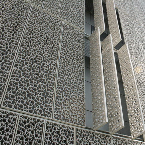 Brise-soleil en terracotta - F14 SPECIAL DESIGN - Ceipo ceramiche - pour façade