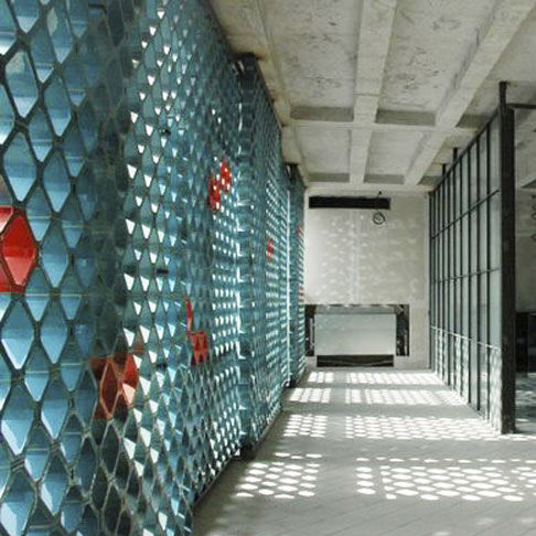 Brise-soleil en terracotta - F15 SPECIAL DESIGN - Ceipo ceramiche - pour façade
