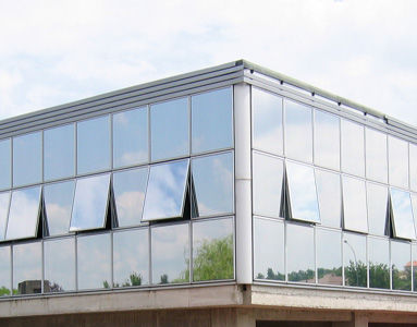 Film décoratif pour façade - ONE WAY MIRROR - GLACE CONTROLE - pour agencement intérieur / en verre / transparent