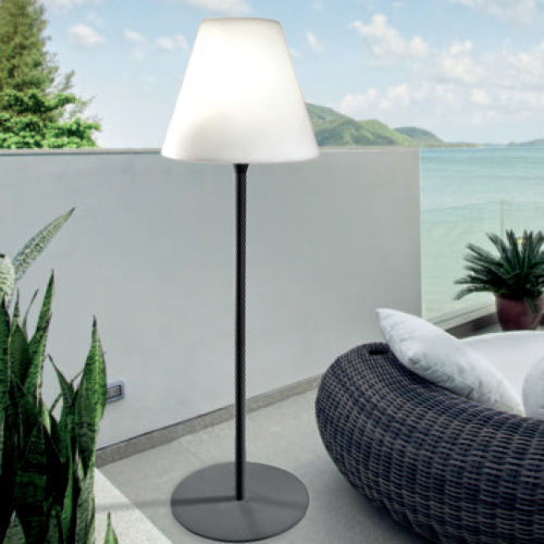 Lampe sur pied - PASCIÀ - Pan S.r.l. - en métal laqué / en thermoplastique / contemporaine