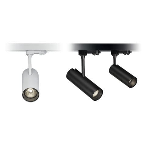 Éclairage sur rail à LED - SLIM  - Pan S.r.l. - rond / en aluminium / professionnel