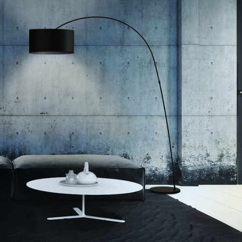 Lampe sur pied - BOW - Pan S.r.l. - en métal / en tissu / contemporaine