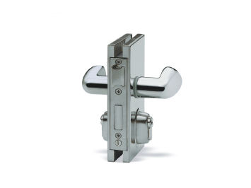 Poignée pour porte en verre - CRISTAL PONTEVEDRESA - en métal / contemporaine / avec serrure intégrée