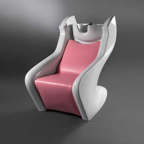 Bac à shampoing avec repose-pieds - TEKNOWASH S - Gamma & Bross - en céramique / 1 place / par Karim Rashid