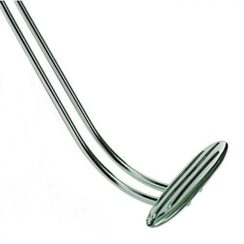 Repose-pied contemporain - RAY - Gamma & Bross - en aluminium poli / pour salon d'esthétique