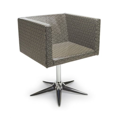 Fauteuil de coiffure contemporain - KUBIKA PARROT - Gamma & Bross - en mousse de polyuréthane / en vinyle / en bois