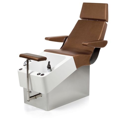 Fauteuil de pédicure en vinyle - STREAMLINE BASIC - Gamma & Bross - avec repose-pieds / à dossier inclinable / tapissé