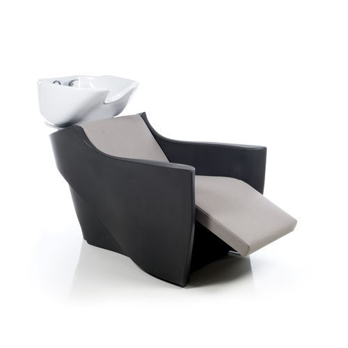 Bac à shampoing avec repose-pieds - MUUMUU SHIATSU - Gamma & Bross - en céramique / 1 place