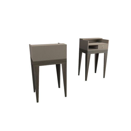 Banque d'accueil en bois - MADISON 60 - Gamma & Bross - pour salon de coiffure