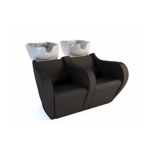 Bac à shampoing avec repose-pieds - CELEBRITY PRIME SHIATSU SOFA 2P - Gamma & Bross - en céramique / 2 places