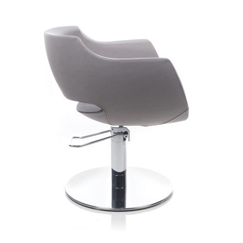 Fauteuil de coiffure contemporain - CLUST R - Gamma & Bross - en mousse de polyuréthane / en vinyle / avec pompe hydraulique