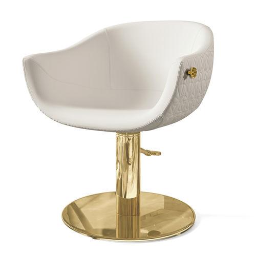 Fauteuil de coiffure contemporain - QUEEN MARY - Gamma & Bross - en mousse / en métal / tapissé