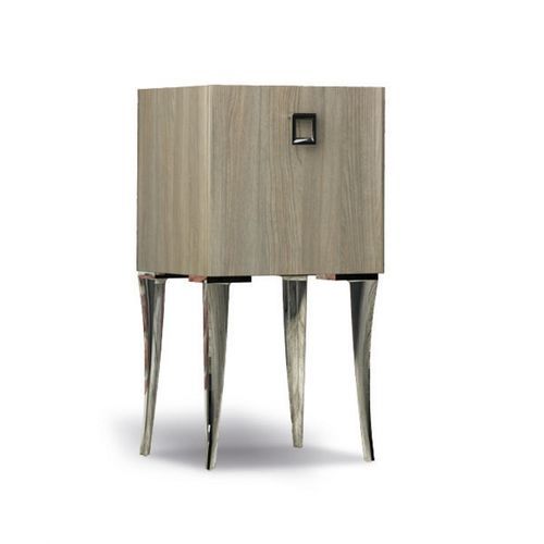 Meuble de rangement sur piétement - GLEG - Gamma & Bross - pour salon de coiffure / pour salon d'esthétique / cube