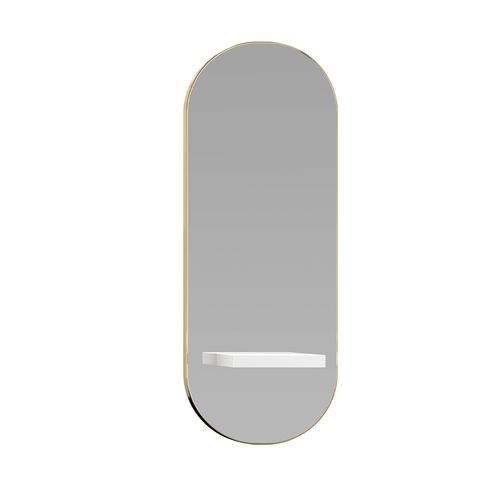 Coiffeuse contemporaine - OBLONG - Gamma & Bross - en acrylique / murale / pour salon de coiffure