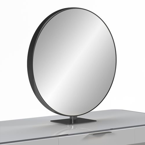Miroir à poser - BELLATRIX 2SIDED BLACK - Gamma & Bross - pour salon d'esthétique / pour salon de coiffure / pour chambre d'hôtel
