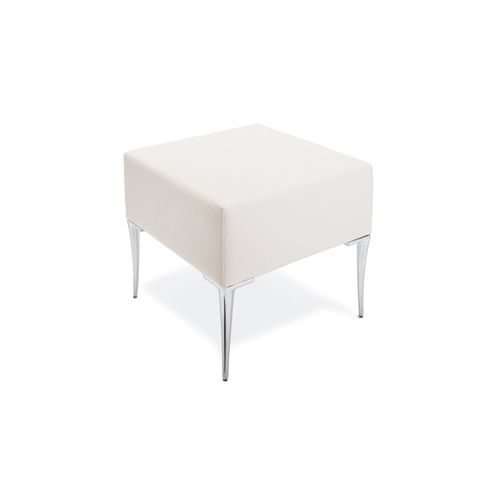 Pouf contemporain - BAGUA  - Gamma & Bross - en tissu / en bois / en aluminium poli