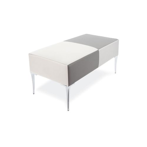 Banquette contemporaine - BAGUA 2 - Gamma & Bross - en tissu / en vinyle / avec piètement en bois