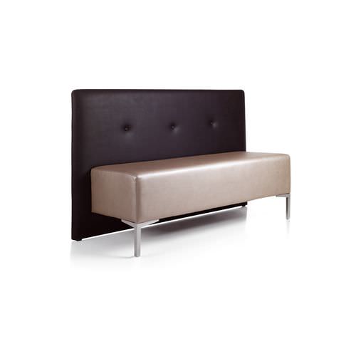 Banquette contemporaine - BUBU 2  - Gamma & Bross - en tissu / en polyuréthane / en résine