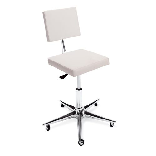 Tabouret de travail contemporain - ONEIDA CUT - Gamma & Bross - en vinyle / avec piètement en métal / piètement étoile