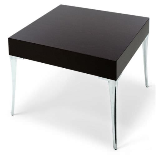 Table contemporaine - ACCRA - Gamma & Bross - en aluminium poli / en stratifié / avec piètement en aluminium