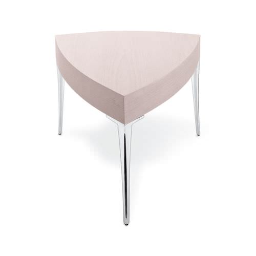 Table basse contemporaine - ACCRA TRI - Gamma & Bross - en bois / en stratifié / avec piètement en aluminium