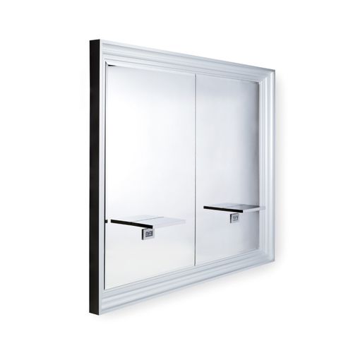 Coiffeuse contemporaine - OTELLO INFINITE (240)  - Gamma & Bross - en acier inoxydable / en aluminium extrudé / murale