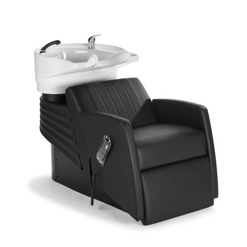 Bac à shampoing avec repose-pieds - LAVASIT PURE - OLYMP - en simili cuir / 1 place
