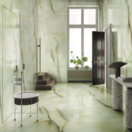 Carrelage en grès cérame - TELE DI MARMO PURE ONYX - EMILGROUP - brillant / finition naturelle / d'intérieur