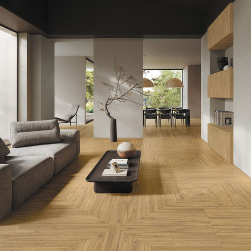 Carrelage en grès cérame - PLAYWOOD - EMILGROUP - d'intérieur / de salle de bain / de salon