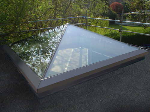 Toit vitré en métal - PYRAMID - Glazing Innovations